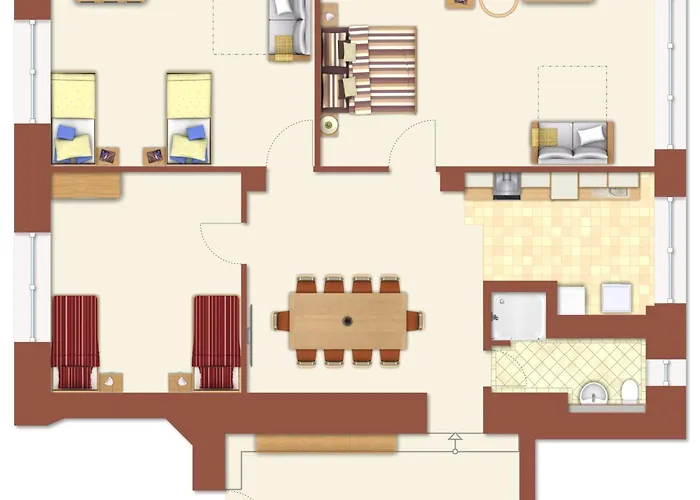 Ideal Fuer Familien & Business - 3 Sz - Zentral - Naehe Koeln & Dus - 240 Cm Esstisch * Βούρπεταλ